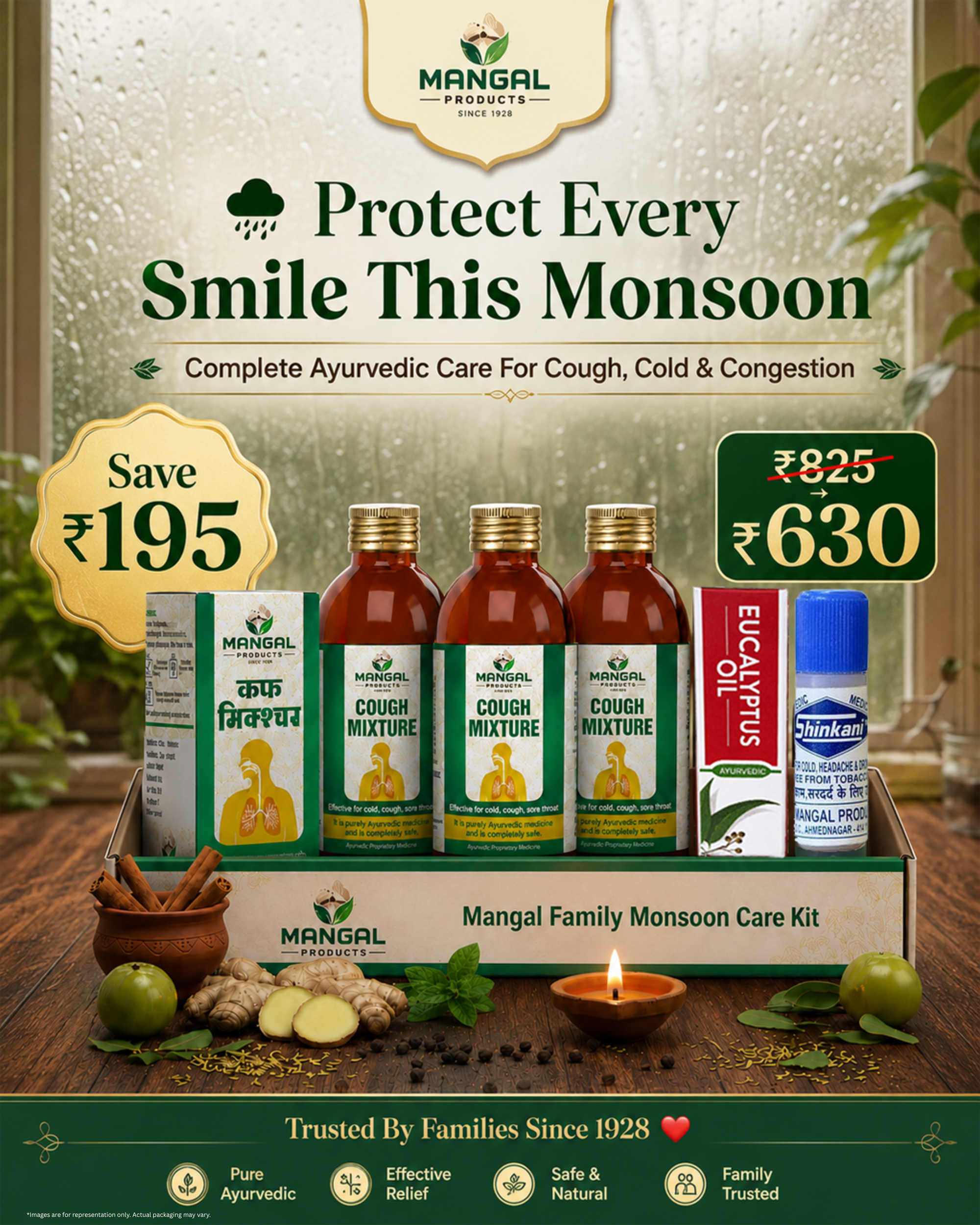 Mangal Family Monsoon Care Kit | मंगल फॅमिली मॉन्सून केअर किट